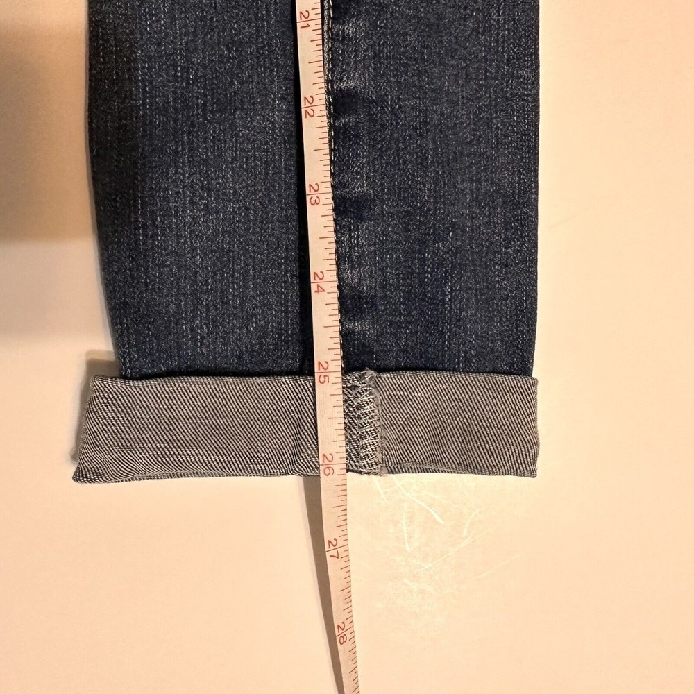 AG Adriano Goldschmied Women's Size 25 Blue Jeans The Stilt Roll Up Cigarette - Picture 7 of 10